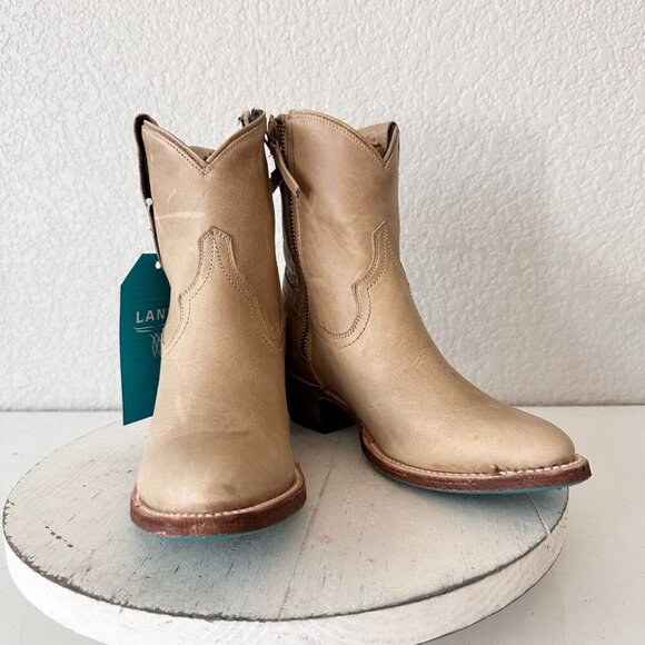 Lane PLAIN JANE Womens Cowboy Booties 5 Butterscotch Western Cowgirl Short Boots - Picture 13 of 13